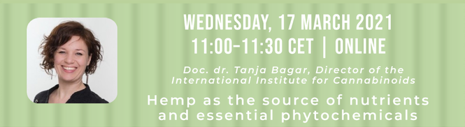 Webinar 4: Hemp as a source of nutrients and essential phytochemicals