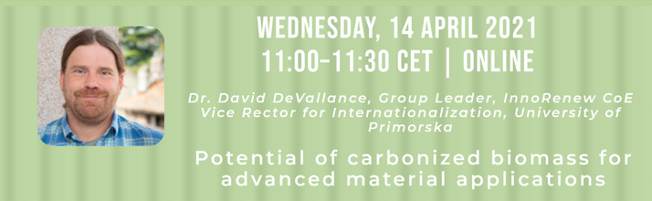 Webinar 5: Potential of carbonized biomass for advanced material applications