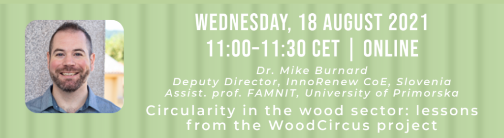 Webinar 9: Circularity in the wood sector